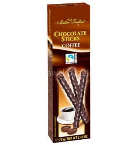 Pałeczki kawowe w ciemnej czekoladzie 75g  
