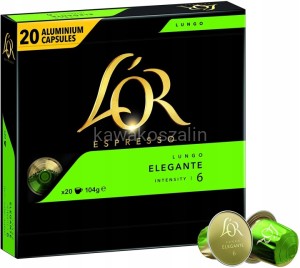 Kapsułki do Nespresso Jacobs L'OR LUNGO ELEGANTE 20 szt.